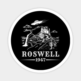 Roswell UFO - Alien Flying Saucer Crash Magnet